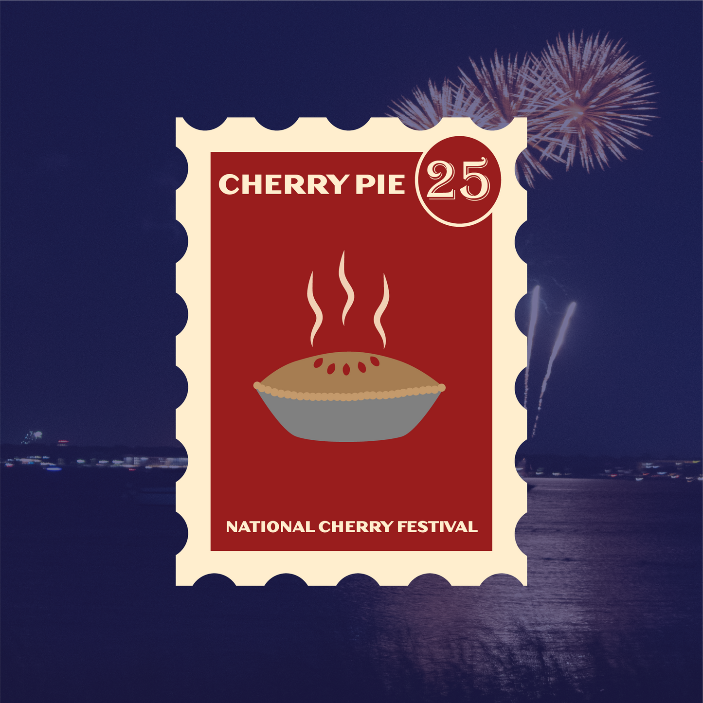 Traverse City National Cherry Festival Sticker