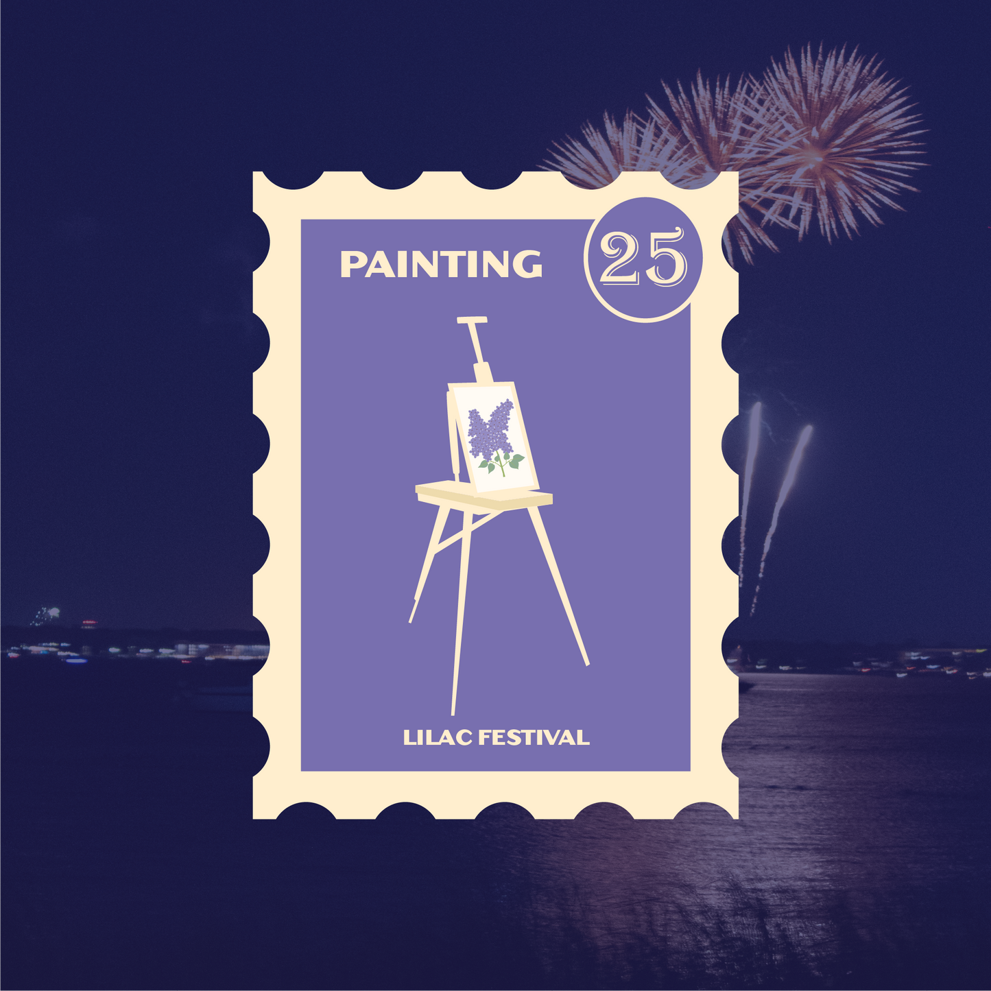 Mackinac Island Lilac Festival Sticker